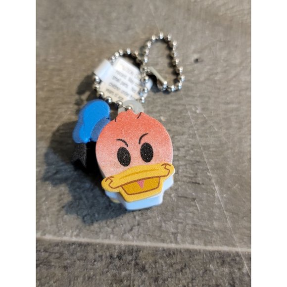Donald Duck happy mad flip face keychain Figure Disney - Picture 2 of 3